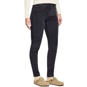 ORVIS Stretch Natural Fit Corduroy Pants in Charcoal Gray Size 4